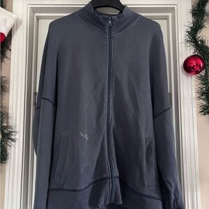 Aerie Full Zip Oversized Sweatshirt